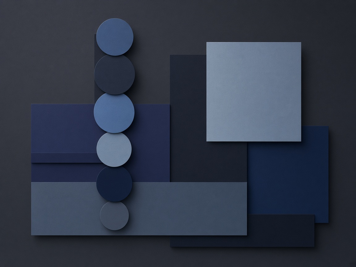 Geometric abstract of a calm clinical room
